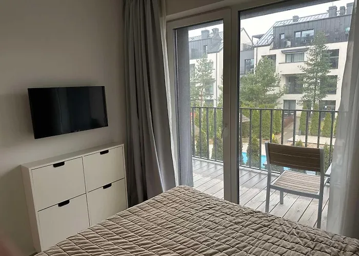 アパート Poilsio Apartamentai Maluno Vilos